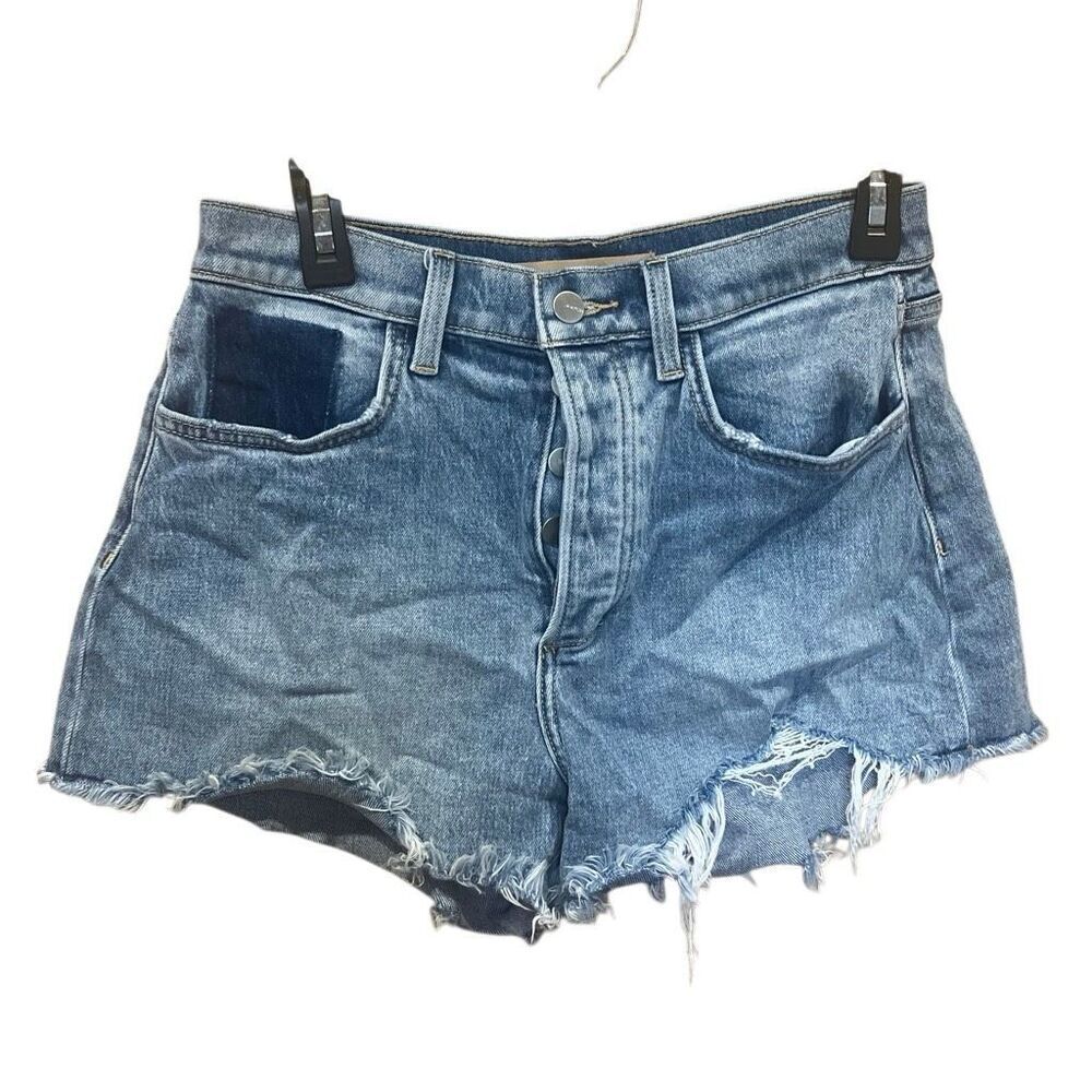 Joes The Alex High Rise Short Unbothered Distressed Button Fly Sz 28 #778